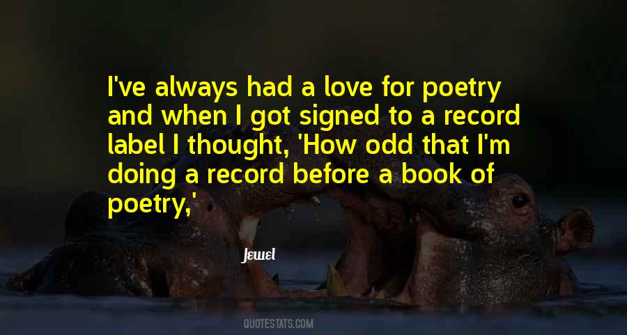 Book Of Poetry Quotes #611579