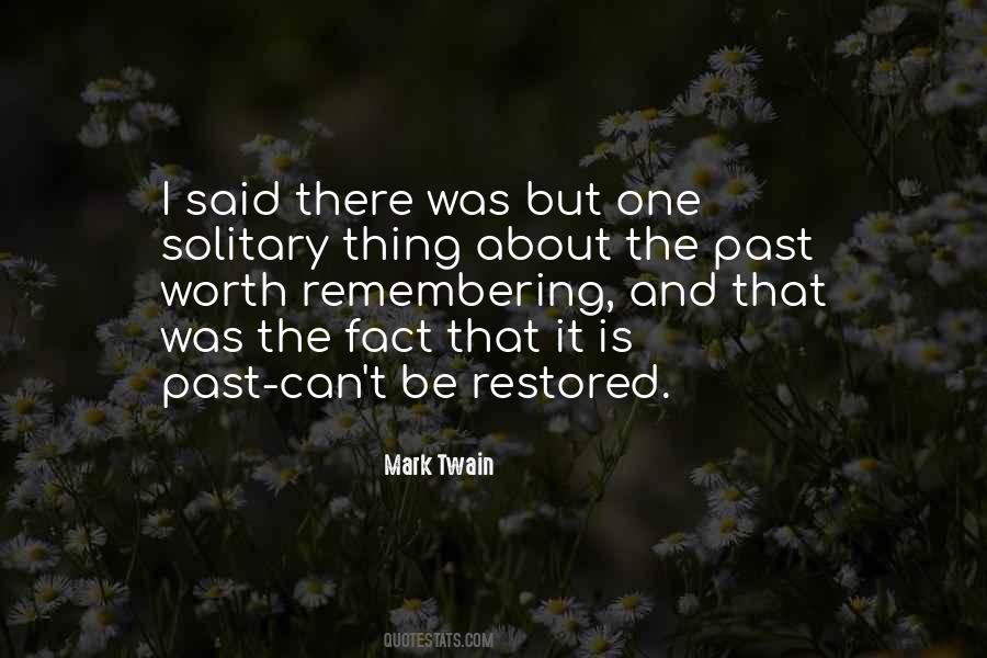 Past Can Quotes #860297