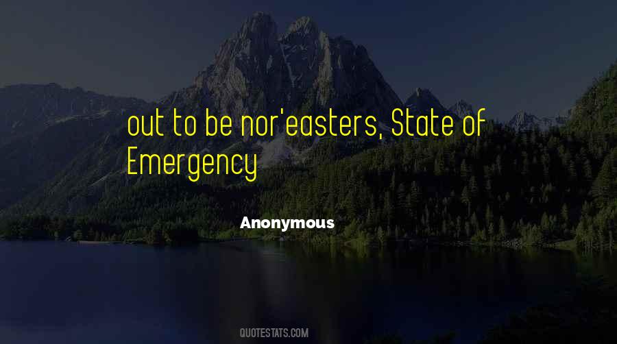 State Of Emergency Quotes #1058328
