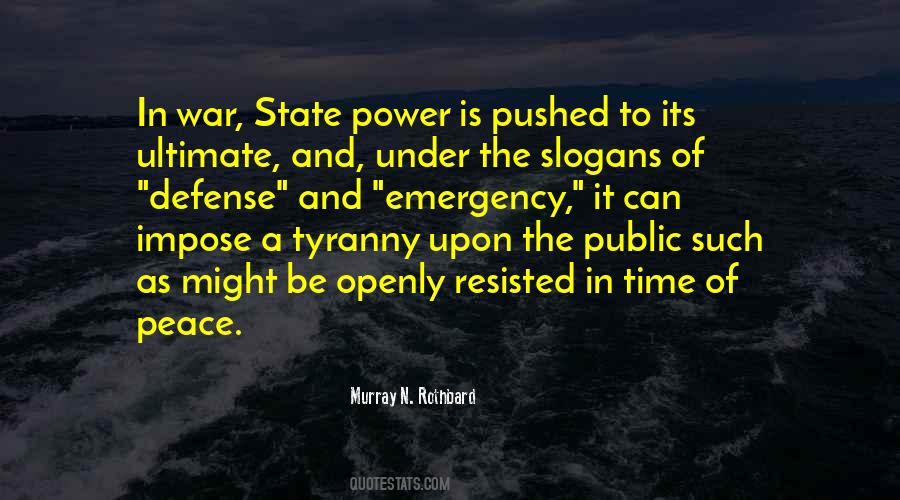 State Of Emergency Quotes #119850