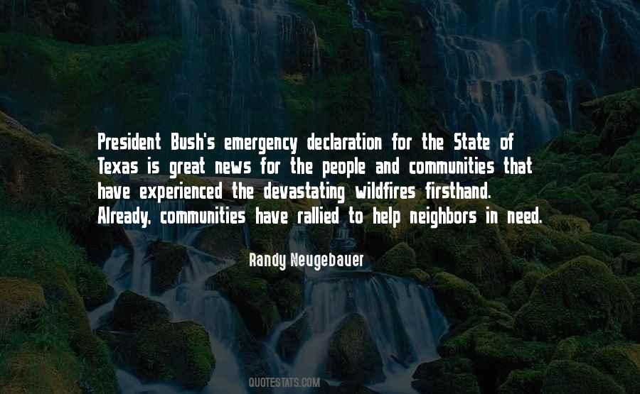 State Of Emergency Quotes #731909