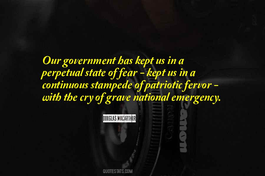 State Of Emergency Quotes #81288