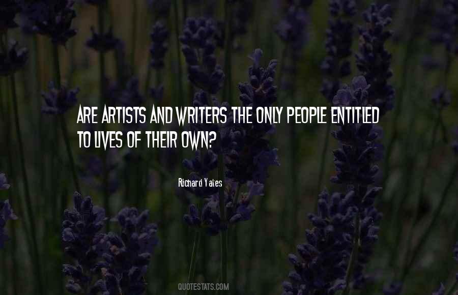 Quotes About Writers And Artists #522025