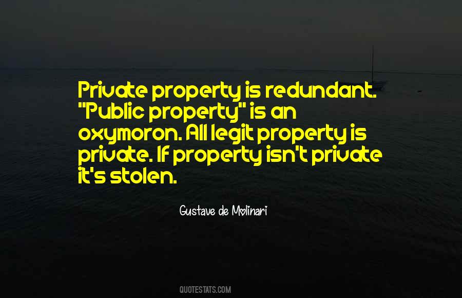 Quotes About Private Property #371244