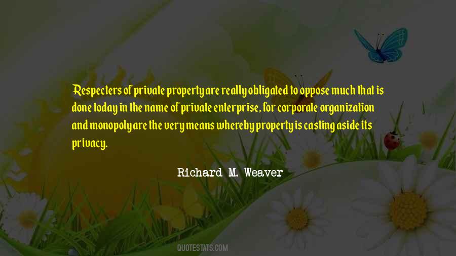 Quotes About Private Property #527504