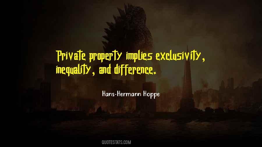 Quotes About Private Property #55552