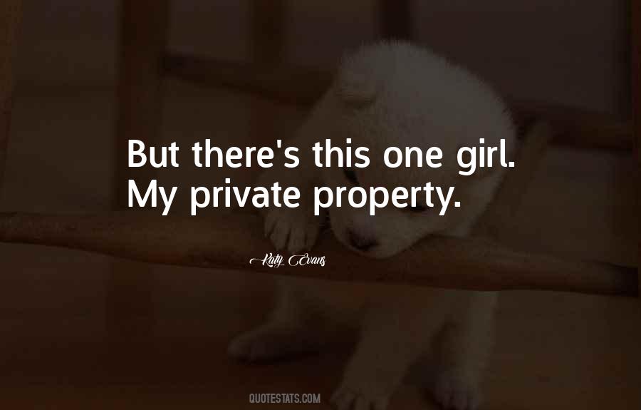 Quotes About Private Property #745563