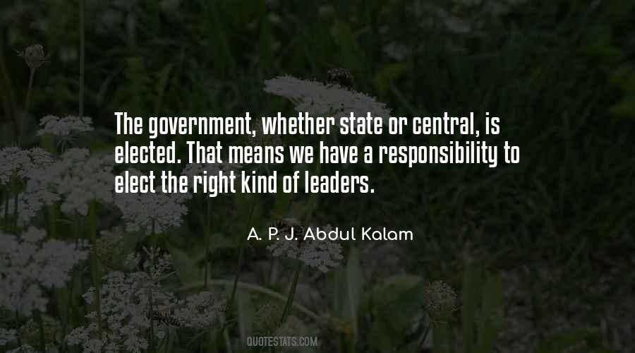 Central Government Quotes #1323004