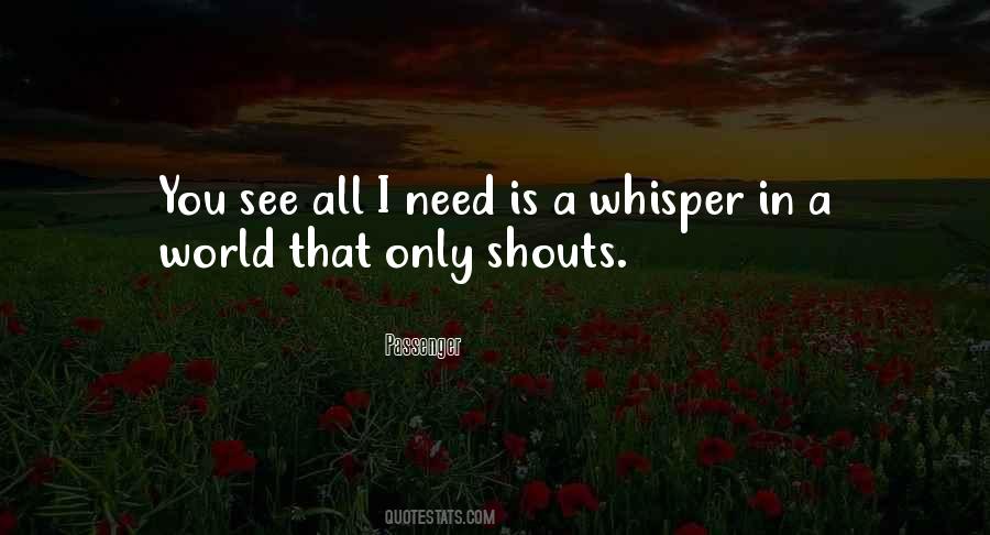 A Whisper Quotes #1680425