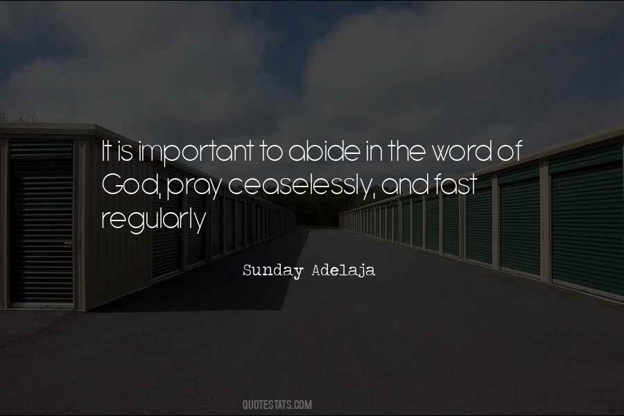 Abide In God Quotes #290849