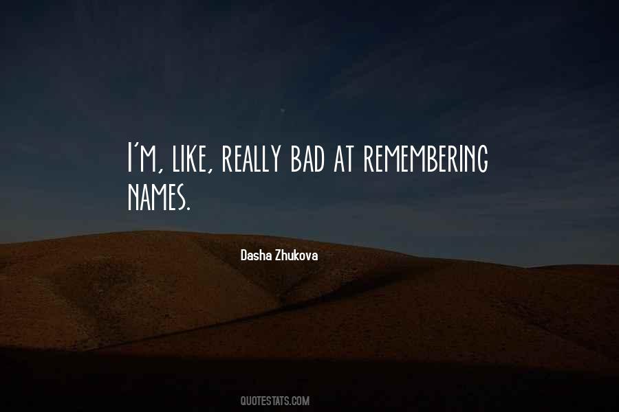 Quotes About Remembering Names #1480011