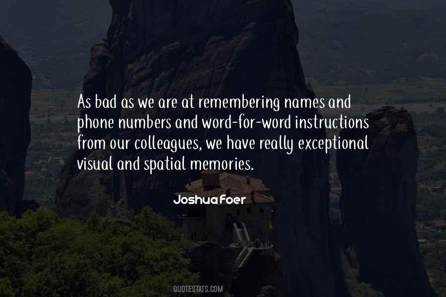 Quotes About Remembering Names #1776527