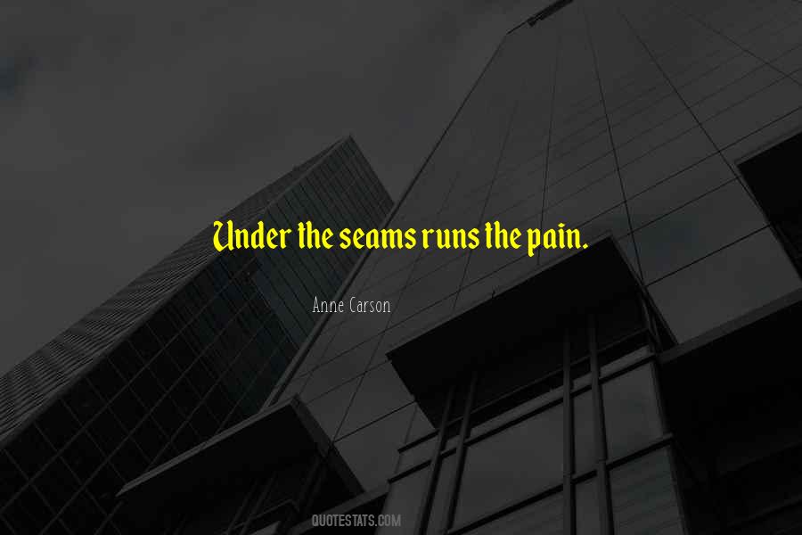 Quotes About Seams #1111811