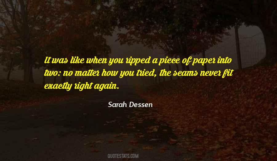 Quotes About Seams #1809097