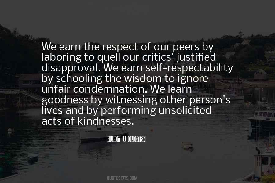 Quotes About Kindness And Respect #1275804