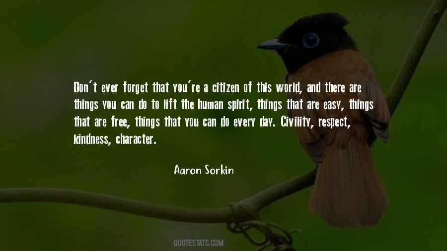 Quotes About Kindness And Respect #198670
