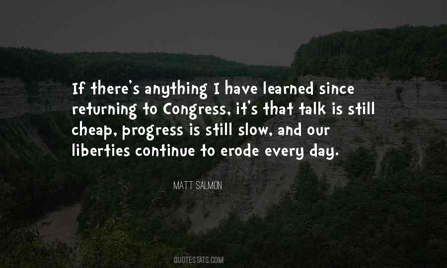 Quotes About Slow Progress #522805