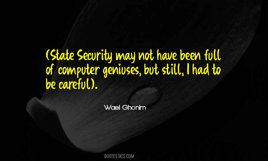 Quotes About Computer Security #295719