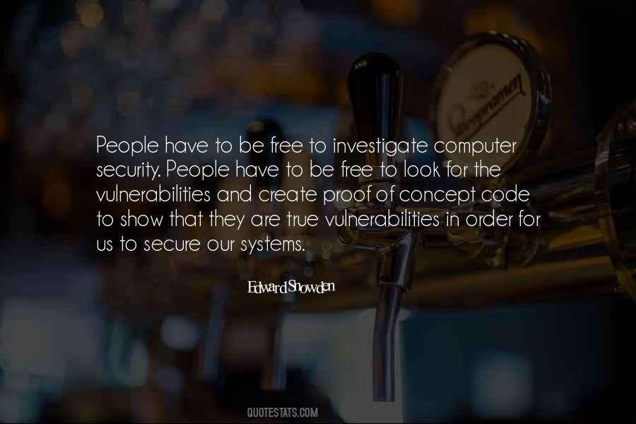Quotes About Computer Security #955948