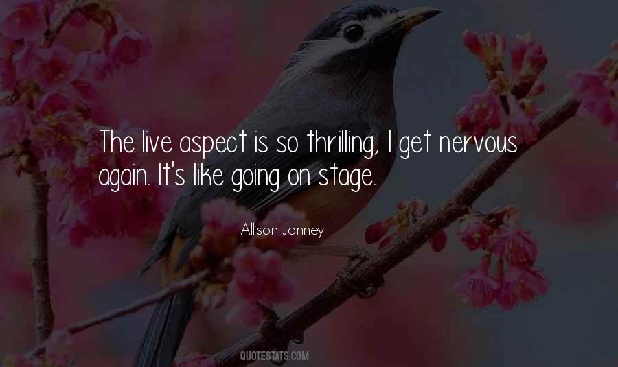 Quotes About Going On Stage #1067214