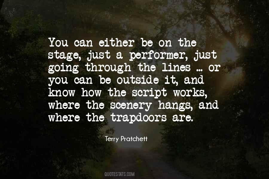 Quotes About Going On Stage #240498