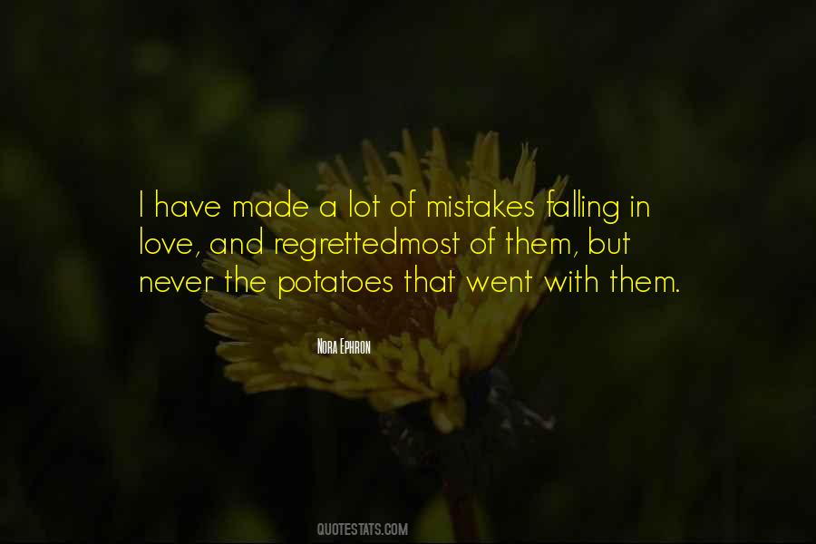 Quotes About Mistakes In Love #912013