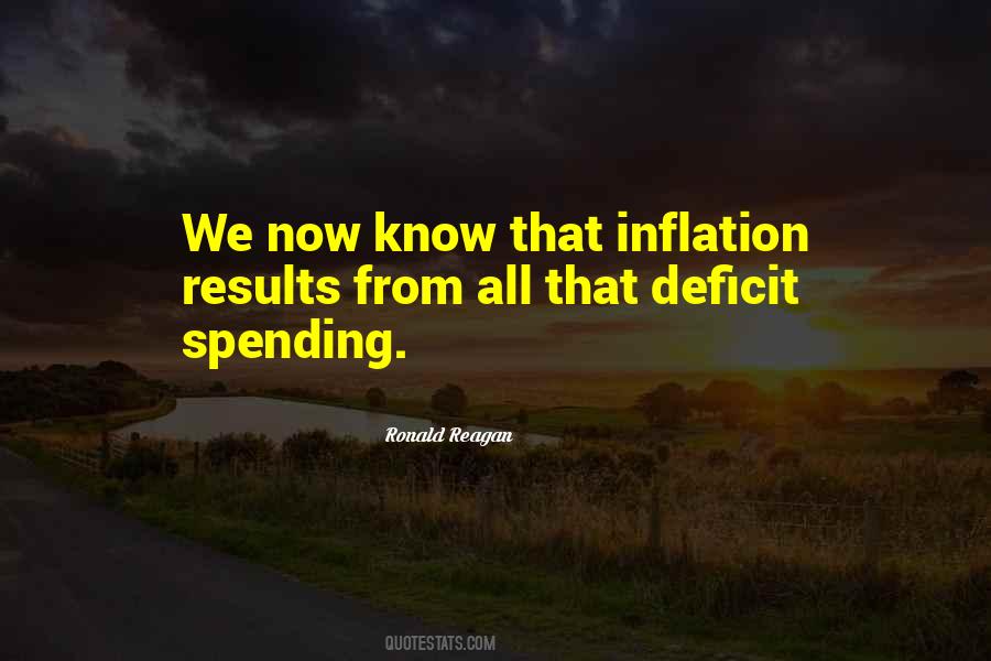 Quotes About Deficit Spending #906903