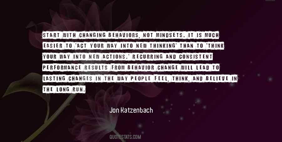 Quotes About Lasting Change #1384072