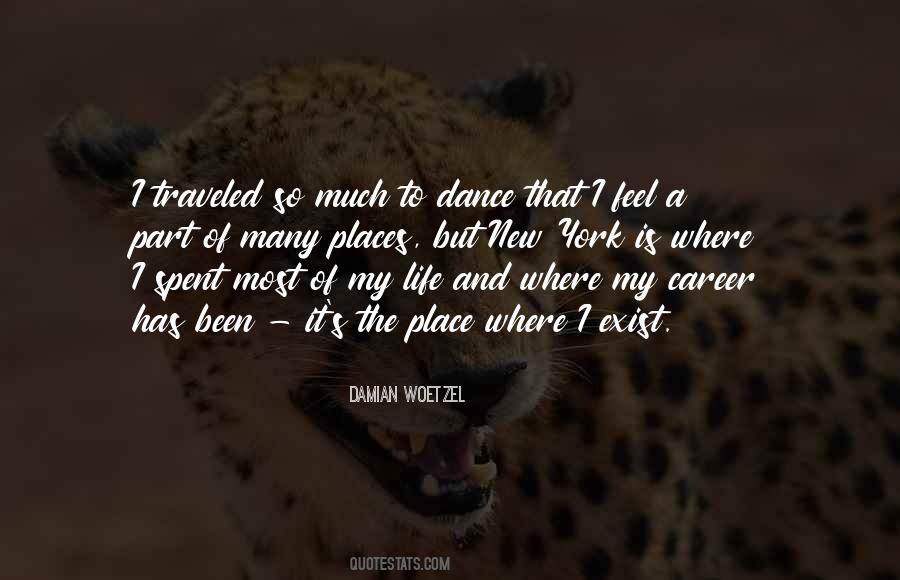 Quotes About Dance Of Life #118568