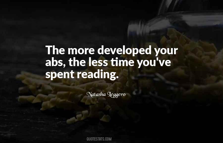 Quotes About Time Spent Reading #1629787