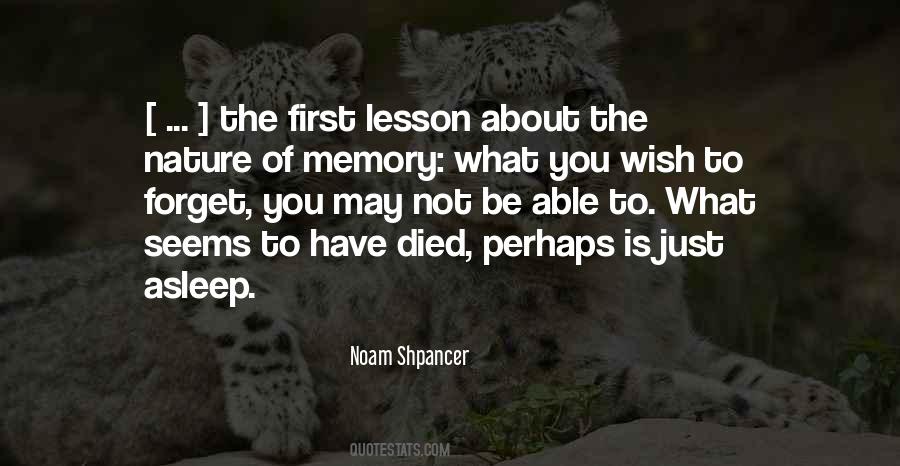 Quotes About Memory Psychology #288696