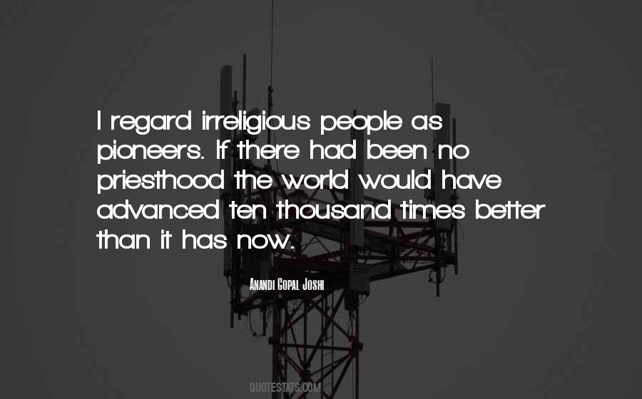 Irreligious People Quotes #1395004