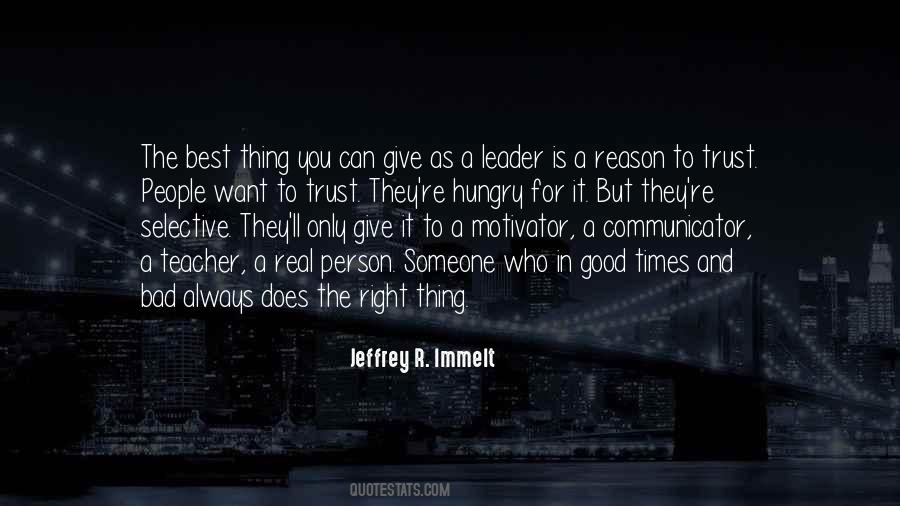 A Real Good Leader Quotes #693327