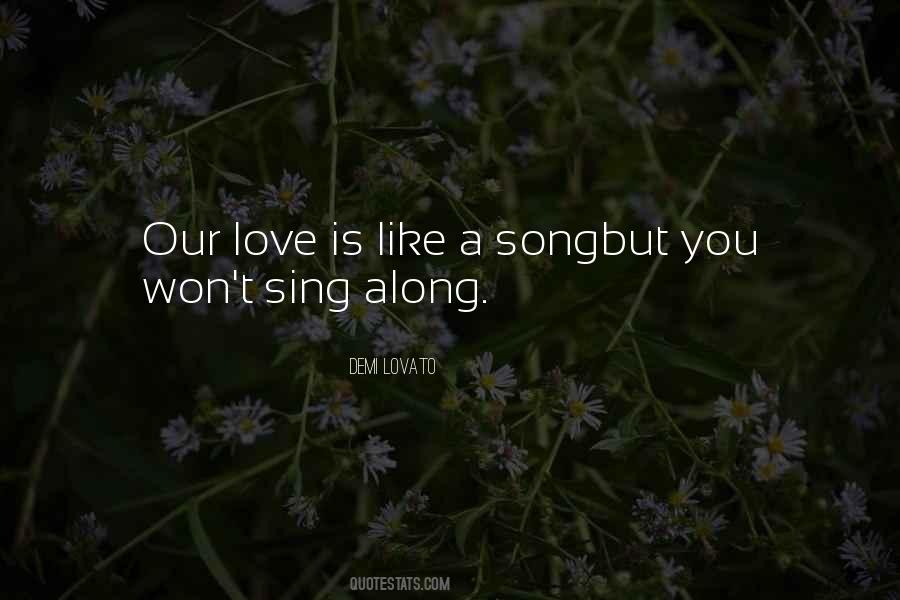 Love Song Lyrics Quotes #1441876