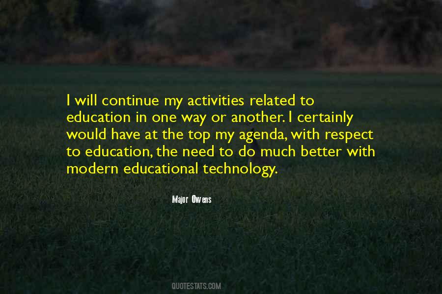 Quotes About Technology Education #1161063