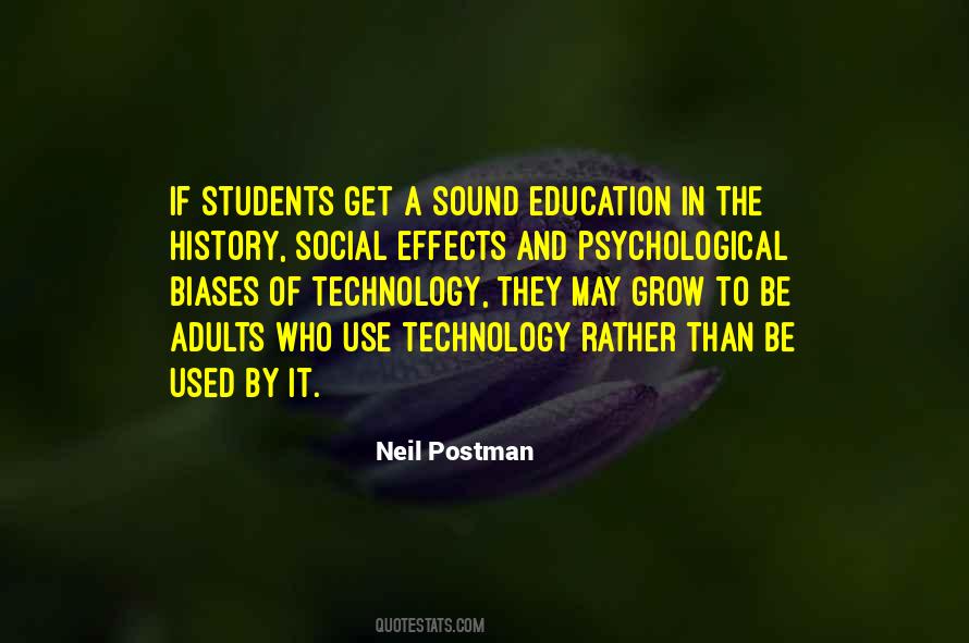 Quotes About Technology Education #556847