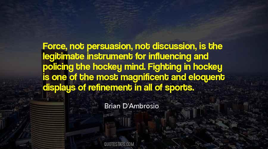 Quotes About Hockey Fights #237759