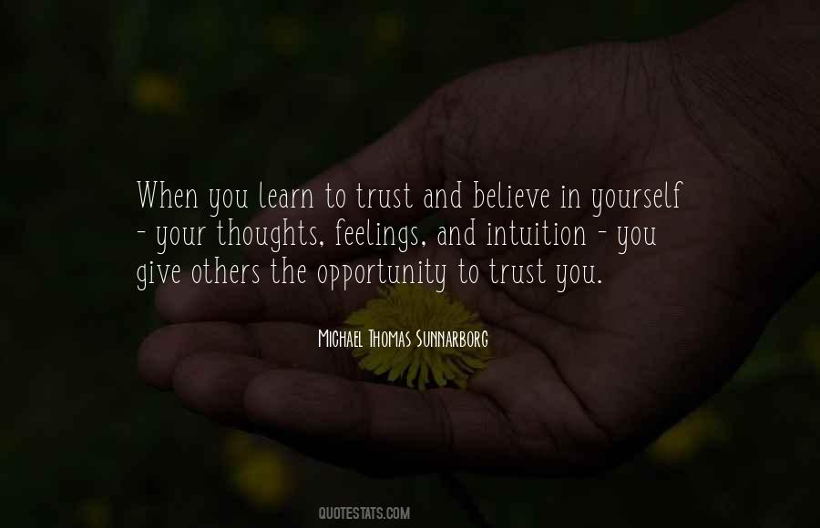 Quotes About Trust In Yourself #16243