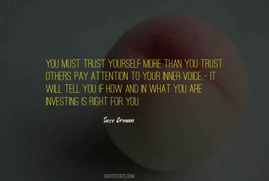 Quotes About Trust In Yourself #896584