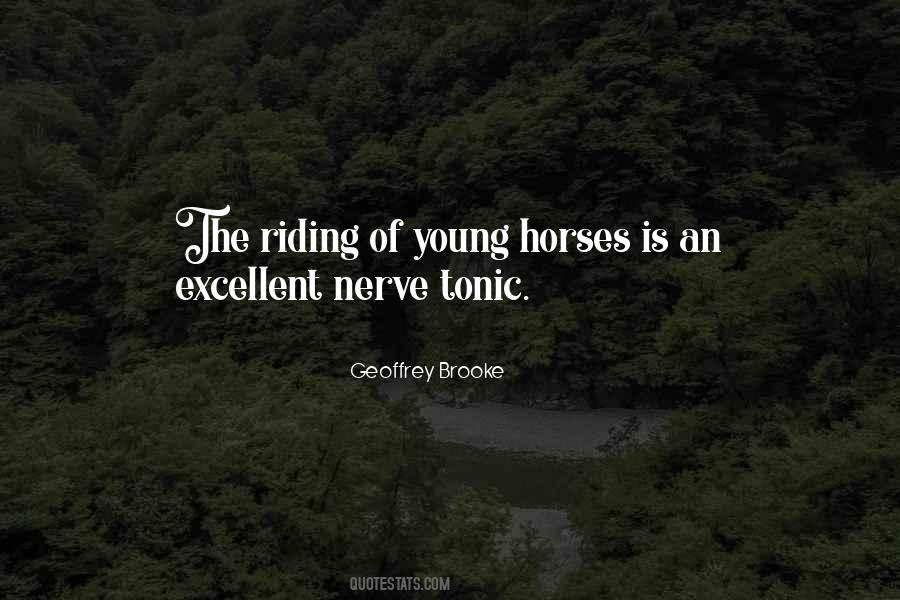 Quotes About Riding Horses #1070319