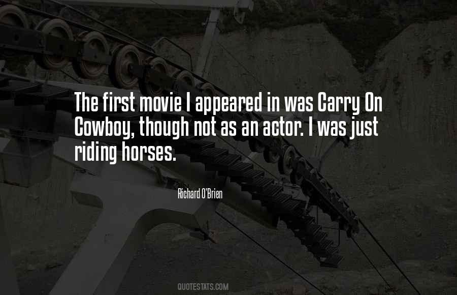Quotes About Riding Horses #1234261