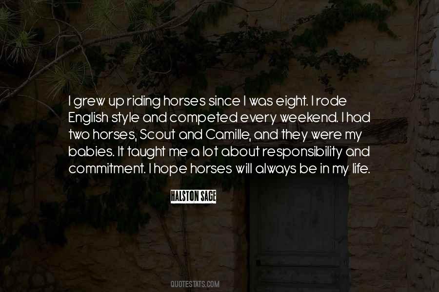 Quotes About Riding Horses #1451487