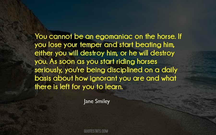 Quotes About Riding Horses #1860908