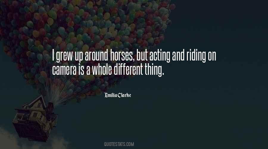 Quotes About Riding Horses #309101