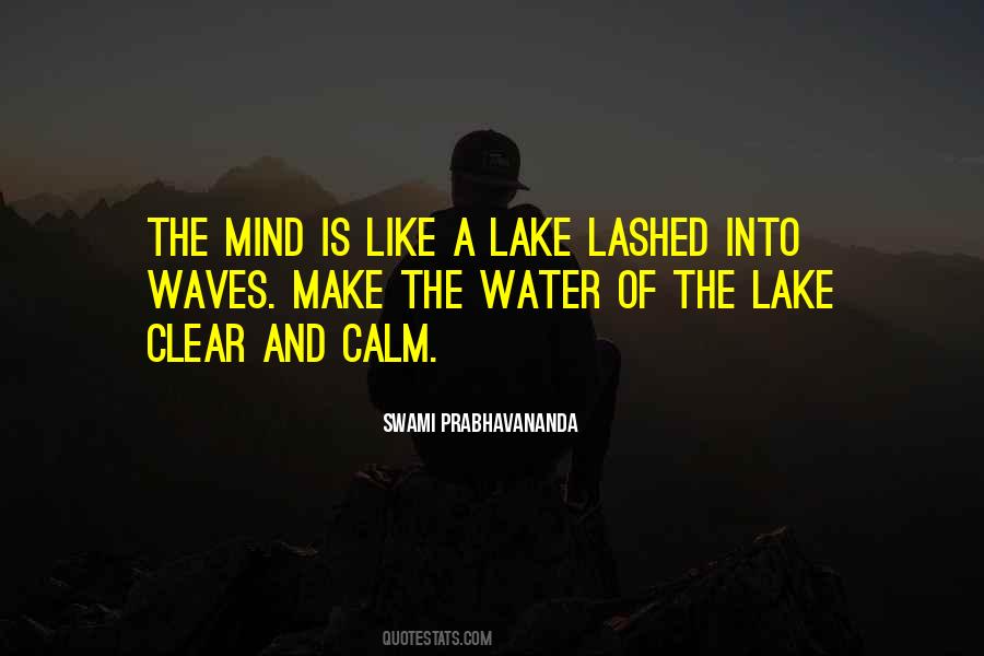 Quotes About Lake Water #93550