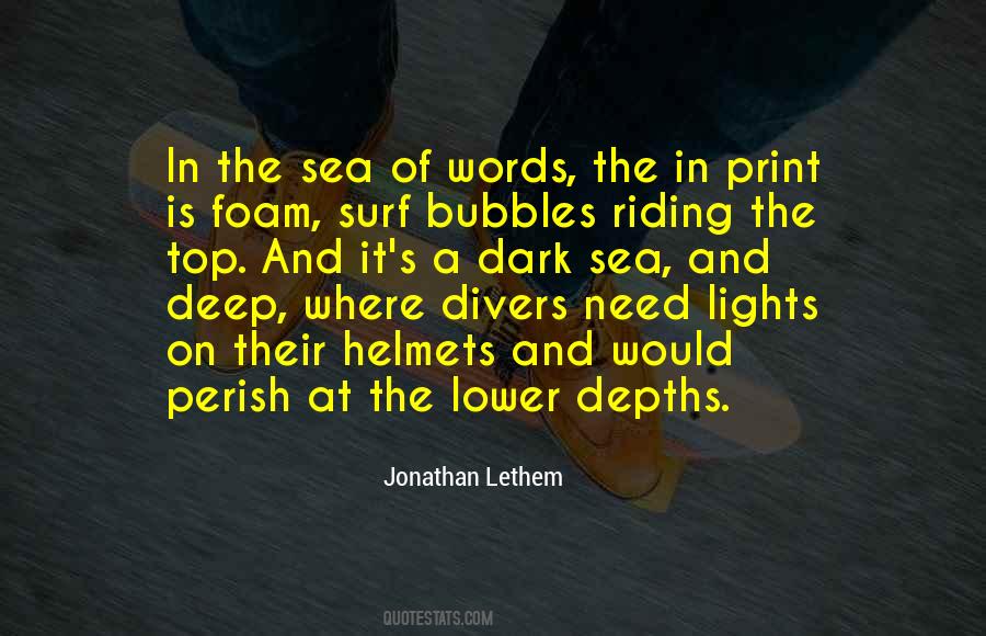 Quotes About The Depths Of The Sea #122635