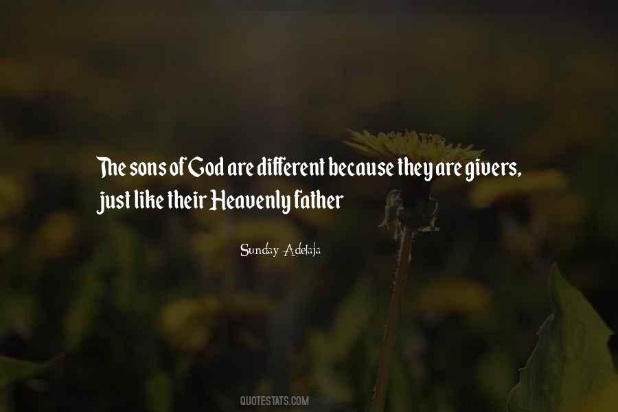 Sons Of God Quotes #67865