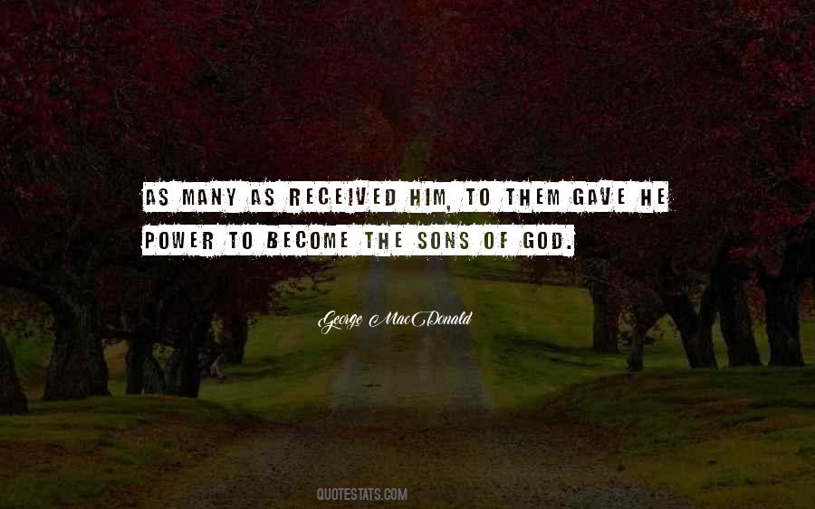 Sons Of God Quotes #926201