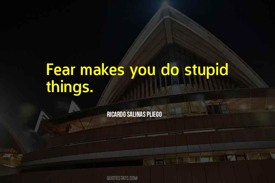 Do Stupid Things Quotes #152093