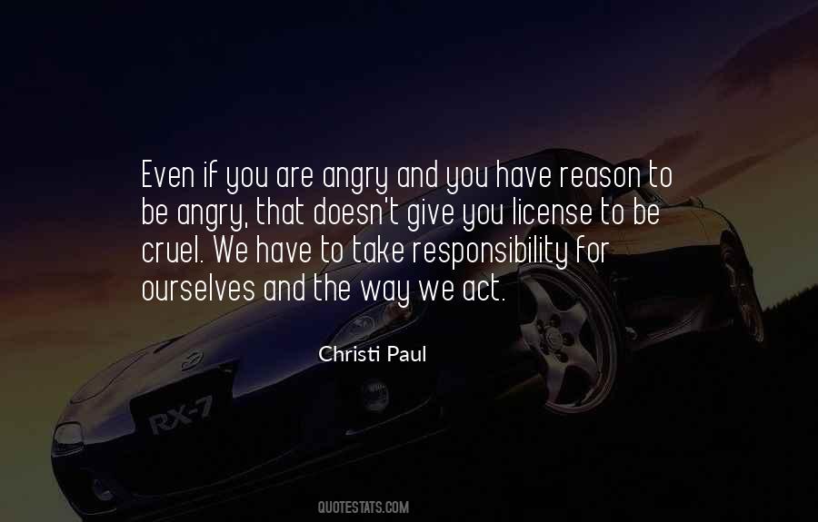 Quotes About Take Responsibility #1063915